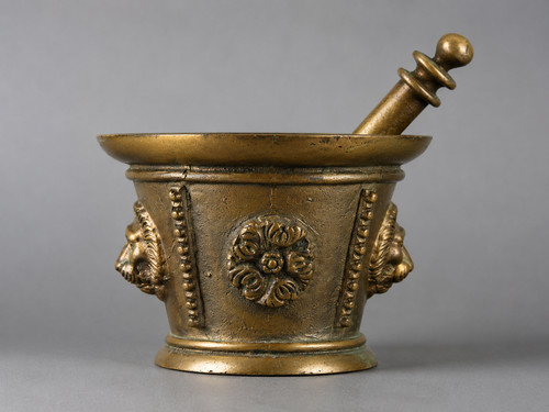 Ancien mortier bronze - ancien,