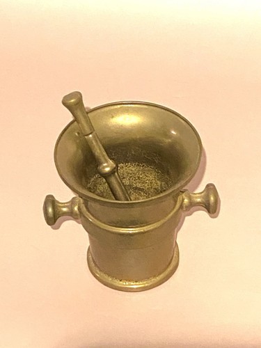 Ancien mortier pilon bronze - ancien, +