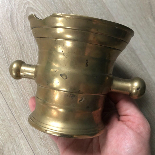 Ancien mortier bronze - ancien,