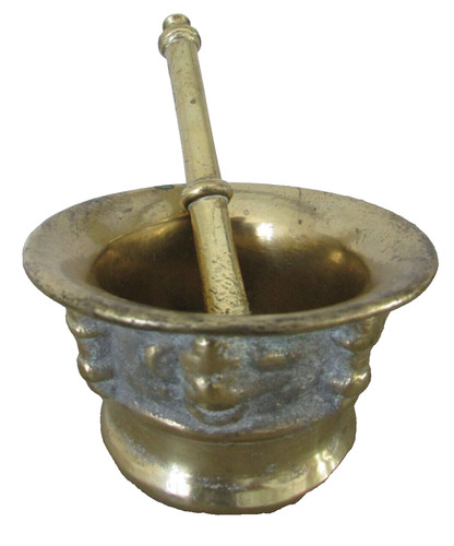 Ancien mortier bronze - ancien,