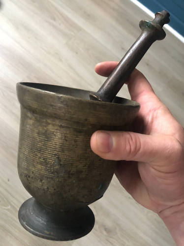 Ancien mortier pilon - pilon,