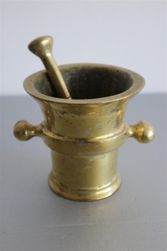 Ancien mortier bronze - en,
